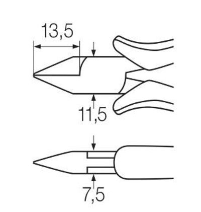 Wiha 26816 Professional ESD diagonal cutters
