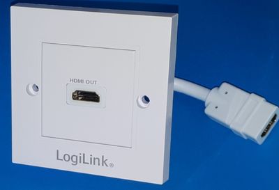 HDMI FEMALE/FEMALE PANEL FEED THROUGH CONNECTOR