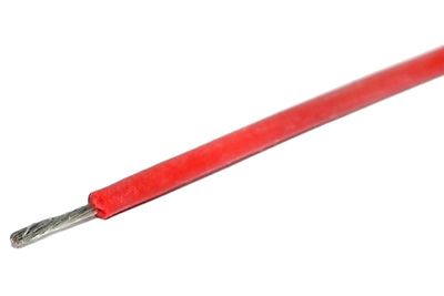SILICON WIRE 0,25mm2 RED 1m