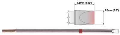 Thermaltronics SOLDER TIP 5,0mm CHISEL 30° (STTC-837) Thermaltronics SOLDER TIP 5,0mm CHISEL 30° (STTC-837)