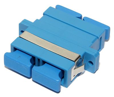 SC-ADAPTER, SM duplex, blue