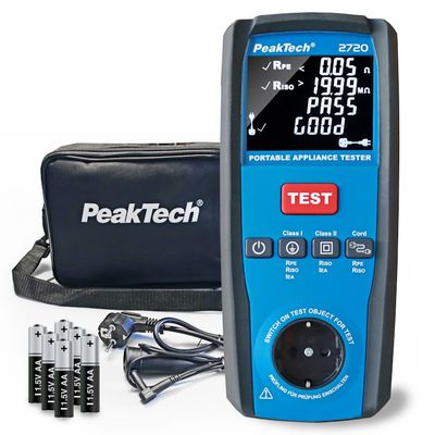 PeakTech 2720 PORTABLE APPLIANCE TESTER