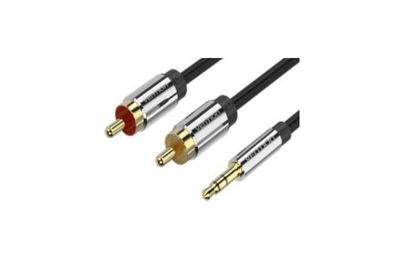 Vention 2x RCA MALE / 3,5mm STEREO-PLUG CABLE 1,5m