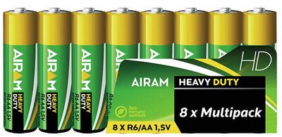 Airam HD Plus BATTERY R6 (AA) 1.5V 8pcs