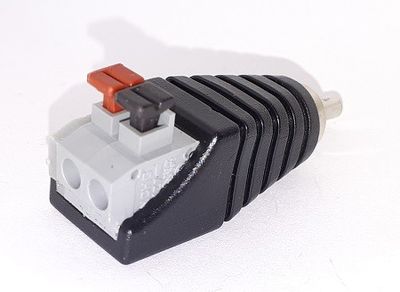 RCA MALE WITH TERMINAL BLOCK