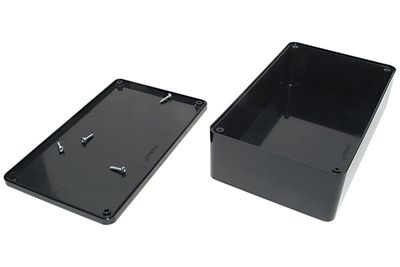 BLACK PLASTIC BOX 57x110x180mm BLACK PLASTIC BOX 57x110x180mm