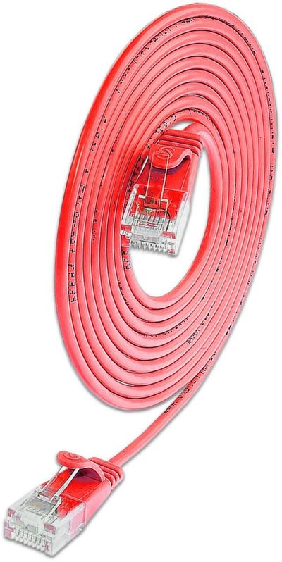 CAT6 LIGHTPATCH U/UTP 0,15m red