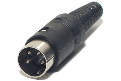 DIN CONNECTOR MALE 4-PIN 216° DIN CONNECTOR MALE 4-PIN 216°