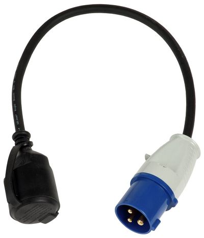 CEE/SCHUKO ADAPTER 0.5M IP44