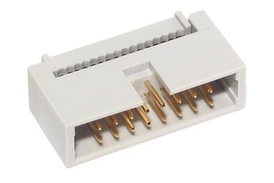 16P FLAT CABLE CONNECTOR MALE R2,54 16P FLAT CABLE CONNECTOR MALE R2,54