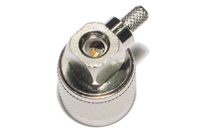 N CONNECTOR MALE ANGLE CRIMP RG58
