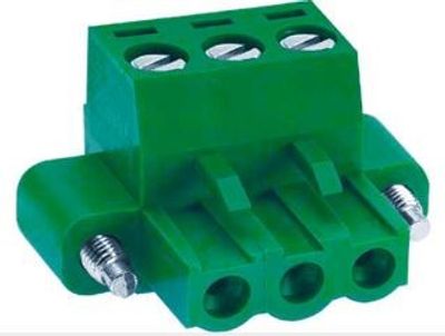 TERMINAL BLOCK 6x R5,08mm for wire + fixing screws