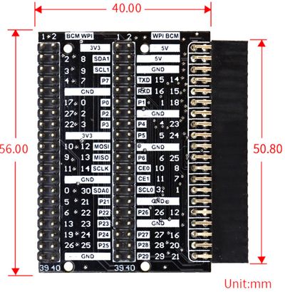 RASPBERRY PI 400 GPIO Expansion Board RASPBERRY PI 400 GPIO Expansion Board