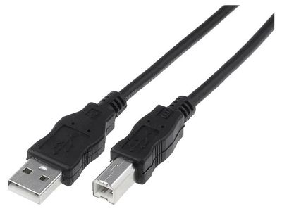 USB-2.0 CABLE A-MALE / B-MALE 0,5m