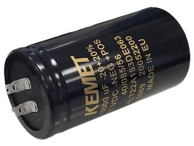 KEMET ALT22A153DE063 – aluminum electrolytic capacitor 15000µF 63V KEMET ALT22A153DE063 – aluminum electrolytic capacitor 15000µF 63V