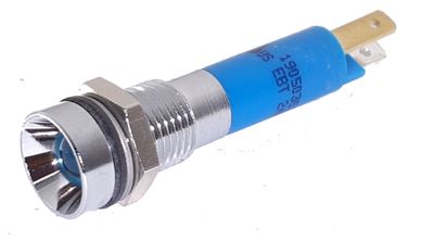 LED INDICATOR 5mm 24V BLUE
