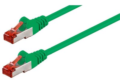 CAT6 PATCH CABLE SHIELDED S/FTP 3m green CAT6 PATCH CABLE SHIELDED S/FTP 3m green