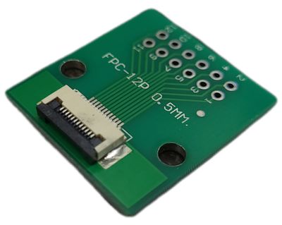 FPC/FFC 0.5mm 12-pin to DIP adapter
