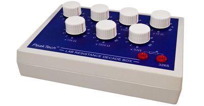 PeakTech 3265 RESISTANCE DECADE BOX 1ohm-11Mohm