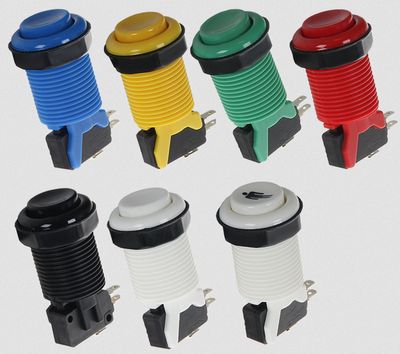 ARCADE MICROSWITCH 33X67 black