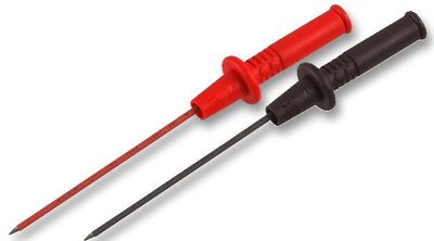 4mm TEST NEEDLE PAIR RED / BLACK