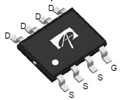 P-CHANNEL MOSFET AOSP21321 SO8
