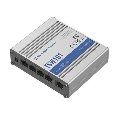 Teltonika TSW101 Ethernet Switch 5x1GB(Poe+)