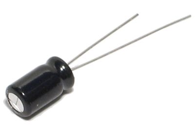 ELECTROLYTIC CAPACITOR 100µF 25V 6x12mm ELECTROLYTIC CAPACITOR 100µF 25V 6x12mm