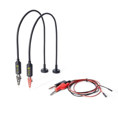 PCBite SP10: Hands-free probes with banana leads (set of 2)