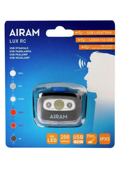 Airam Lux USB LED Headlamp