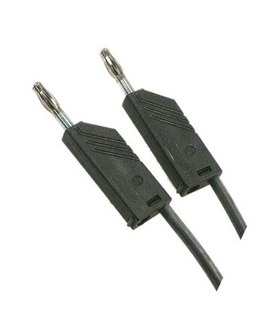 4mm banana cable black 1m