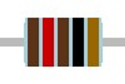 METAL FILM RESISTOR 0,6W: 121ohm