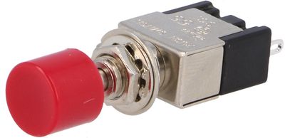 LOCKABLE PUSH-BUTTON SWITCH SPDT 3A 250V