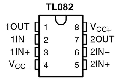 INTEGRATED CIRCUIT OPAMPD TL082 SO8