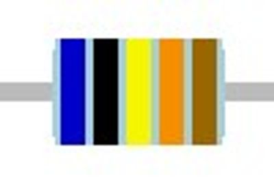 METAL FILM RESISTOR 0,6W: 604kohm