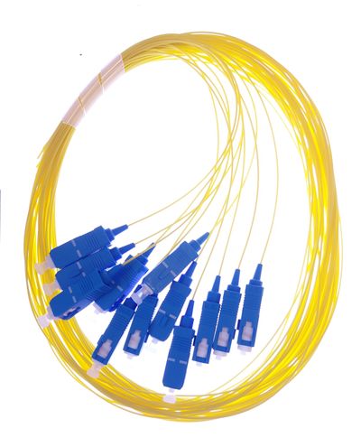 SINGLEMODE SC PIGTAIL SET 12pcs 1,5m yellow