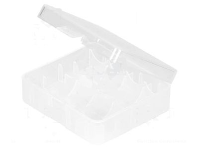 TRANPARENT BATTERY CASE 2X 18650