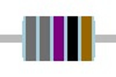 METAL FILM RESISTOR 0,6W: 887ohm