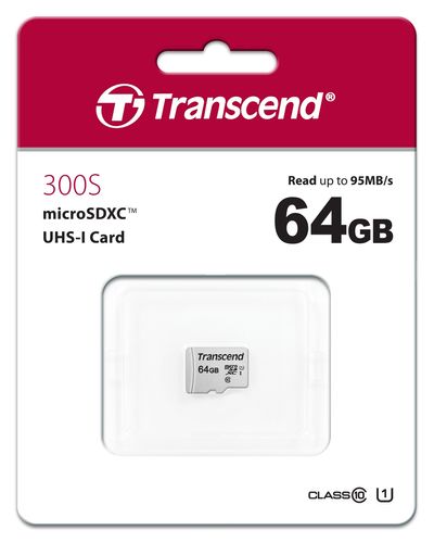 Transcend 300S 64GB microSDXC MEMORY CARD