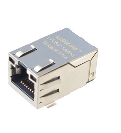 RJ45 10/100 RA WITH MAGNETICS
