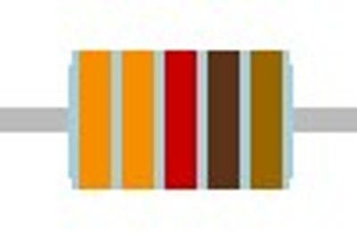 METAL FILM RESISTOR 0,6W: 3,32kohm