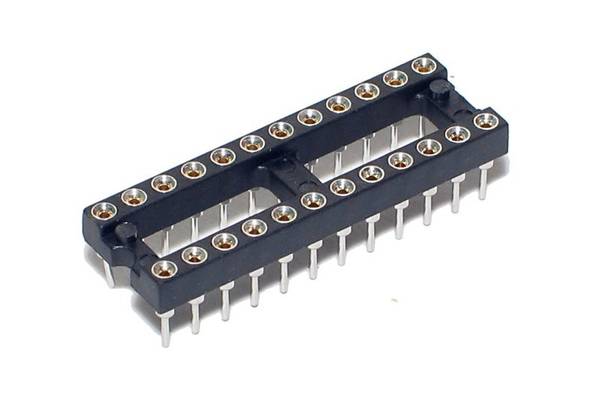 IC SOCKET 24-PINS (DIP24, DIL24) - Partco.shop