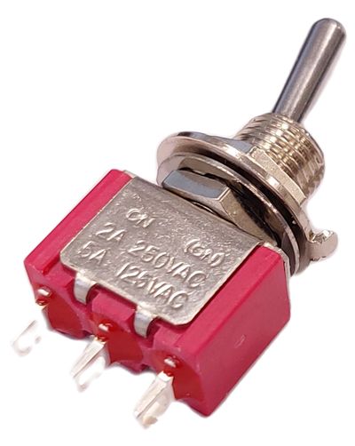 1-POLE SMALL TOGGLE SWITCH ON/ON 1-POLE SMALL TOGGLE SWITCH ON/ON