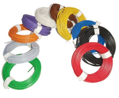 Hook-Up Wire Assortment Ø0,5mm, 10 colors 10m each