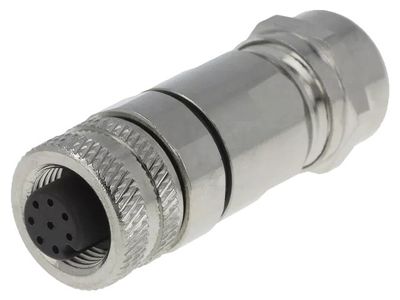 M12 CONNECTOR 8PIN FEMALE A code