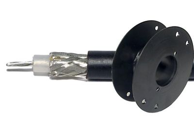 RF COAXIAL CABLE 50ohm RG-58 BLACK 100m roll RF COAXIAL CABLE 50ohm RG-58 BLACK 100m roll