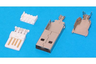 USB A MALE SOLDERABLE WIRE CONNECTOR
