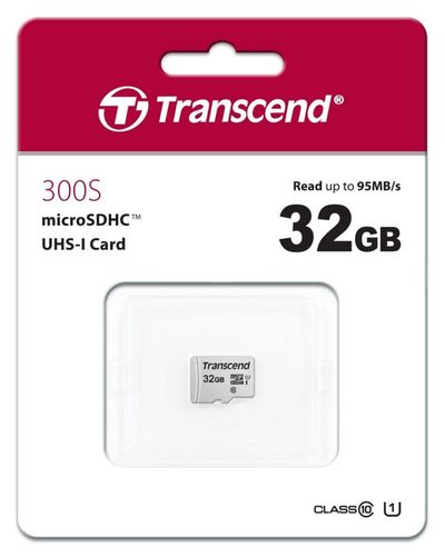 Transcend 300S 32GB microSDHC MEMORY CARD