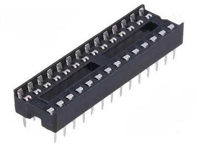 IC spring socket 28-pin (DIP28, DIL28) IC spring socket 28-pin (DIP28, DIL28)