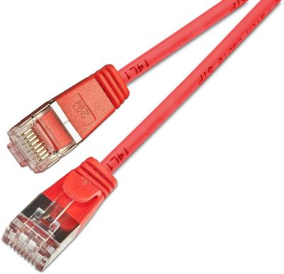 CAT6 LIGHTPATCH U/FTP 1m red